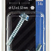 Mack 1017479 - tornillo hexagonal autoperforante. cabeza galvanizada. 14 piezas 5,5 x 32 mm | 5 piezas