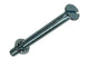 Mack 1017495 - tornillo metálico galvanizado. cabeza + tuerca chapada 12pzs m4 x 40mm | 10 piezas