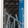 Mack 1017495 - tornillo metálico galvanizado. cabeza + tuerca chapada 12pzs m4 x 40mm | 10 piezas