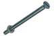 Mack 1017497 - tornillo metálico galvanizado. cabeza + tuerca chapada 6 piezas m4 x 60 mm | 10 piezas