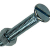 Mack 1017502 - tornillo metálico galvanizado. cabeza + tuerca chapada 13uds m5 x 30 mm | 10 piezas