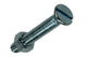 Mack 1017502 - tornillo metálico galvanizado. cabeza + tuerca chapada 13uds m5 x 30 mm | 10 piezas