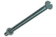 Mack 1017506 - tornillo metálico galvanizado. cabeza + tuerca chapada 6 piezas m5 x 70 mm | 10 piezas