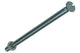 Mack 1017507 - tornillo metálico galvanizado. cabeza + tuerca chapada 5 piezas m5 x 80 mm | 10 piezas