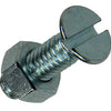 Mack 1017508 - tornillo metálico galvanizado. cabeza + tuerca chapada 10uds m6 x 20mm | 10 piezas
