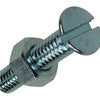 Mack 1017509 - tornillo metálico galvanizado. cabeza + tuerca chapada 9 piezas m6 x 25 mm | 10 piezas