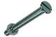 Mack 1017512 - tornillo metálico galvanizado. cabeza + tuerca plateada 6 piezas m6 x 50 mm | 10 piezas