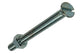 Mack 1017513 - tornillo metálico galvanizado. cabeza + tuerca chapada 5 piezas m6 x 60 mm | 10 piezas