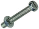 Mack 1017516 - cilindro de tornillo metálico. cabeza + tuerca chapada 24 piezas m3 x 20 mm | 10 piezas