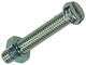 Mack 1017519 - cilindro de tornillo metálico. cabeza + tuerca chapada 16 piezas m4 x 25 mm | 10 piezas