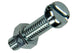Mack 1017524 - cilindro de tornillo metálico. cabeza + tuerca chapada 15 piezas m5 x 20 mm | 10 piezas