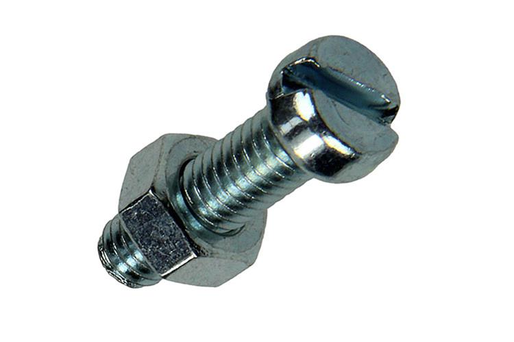Mack 1017531 - cilindro de tornillo metálico. cabeza + tuerca chapada 10 piezas m6 x 20 mm | 10 piezas