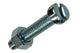 Mack 1017533 - cilindro de tornillo metálico. cabeza + tuerca chapada 8 piezas m6 x 30 mm | 10 piezas