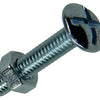 Mack 1017540 - perno calentador + tuerca acero galvanizado 20 piezas m4 x 20 mm | 10 piezas