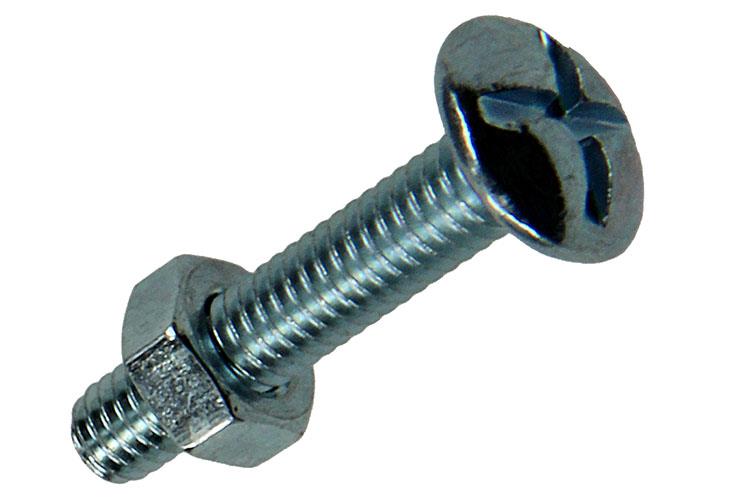 Mack 1017540 - perno calentador + tuerca acero galvanizado 20 piezas m4 x 20 mm | 10 piezas