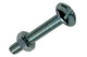 Mack 1017541 - perno calentador + tuerca acero galvanizado 18 piezas m4 x 25 mm | 10 piezas