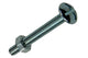 Mack 1017542 - perno calentador + tuerca acero galvanizado 16 piezas m4 x 30 mm | 10 piezas