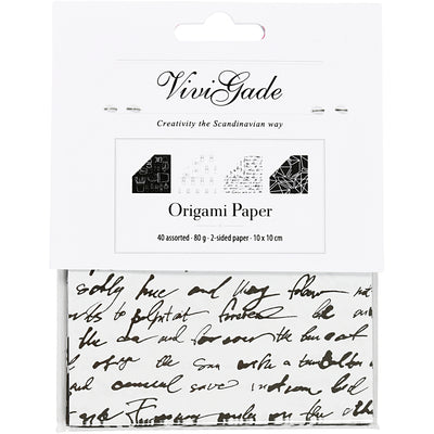 Carta per origami Vivi gade, formato 10x10 cm, 80 gr, 40 fogli 1 scatola