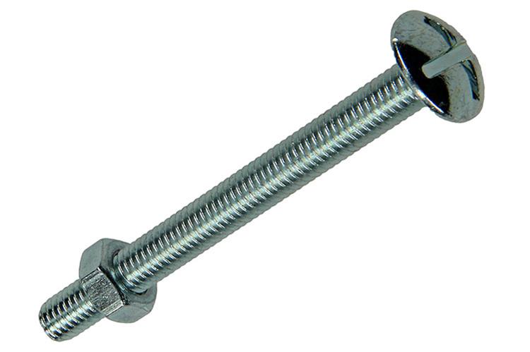 Mack 1017549 - perno calentador + tuerca acero galvanizado 8 piezas m5 x 50 mm | 5 piezas