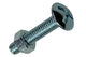 Mack 1017553 - perno calentador + tuerca acero galvanizado 8 piezas m6 x 30 mm | 5 piezas
