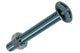 Mack 1017560 - perno calentador + tuerca acero galvanizado 4 piezas m8 x 60 mm | 5 piezas