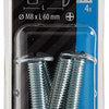 Mack 1017560 - perno calentador + tuerca acero galvanizado 4 piezas m8 x 60 mm | 5 piezas