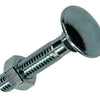 Mack 1017562 - perno para madera + tuerca acero galvanizado 12 piezas m5 x 25 mm | 5 piezas