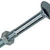 Mack 1017578 - perno para madera + tuerca acero galvanizado 4 piezas m7 x 60 mm | 5 piezas