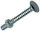 Mack 1017578 - perno para madera + tuerca acero galvanizado 4 piezas m7 x 60 mm | 5 piezas