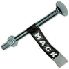 Mack 1017586 - perno madera + tuerca acero galvanizado 1 ud m8 x 100 mm | 10 piezas