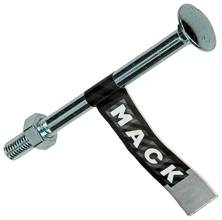Mack 1017586 - perno madera + tuerca acero galvanizado 1 ud m8 x 100 mm | 10 piezas