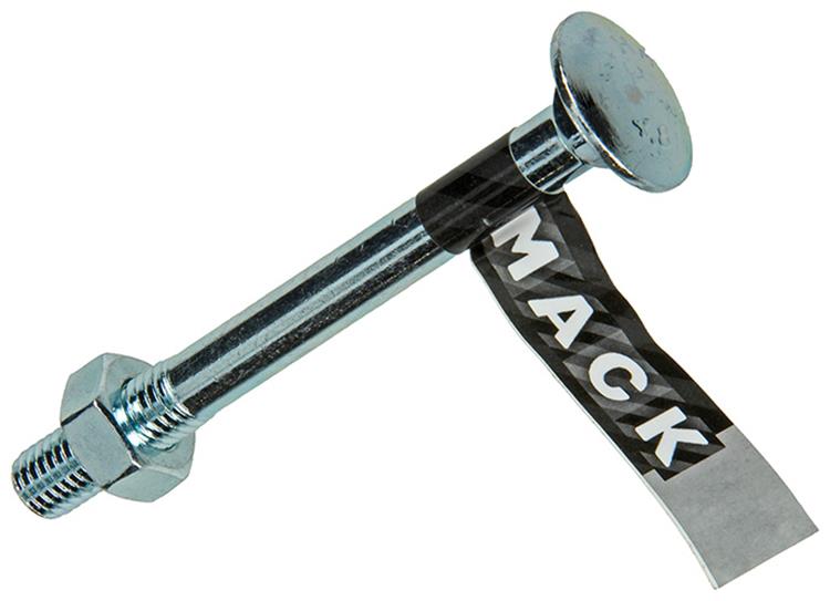 Mack 1017590 - perno madera + tuerca acero galvanizado 1 ud m10 x 100 mm | 10 piezas