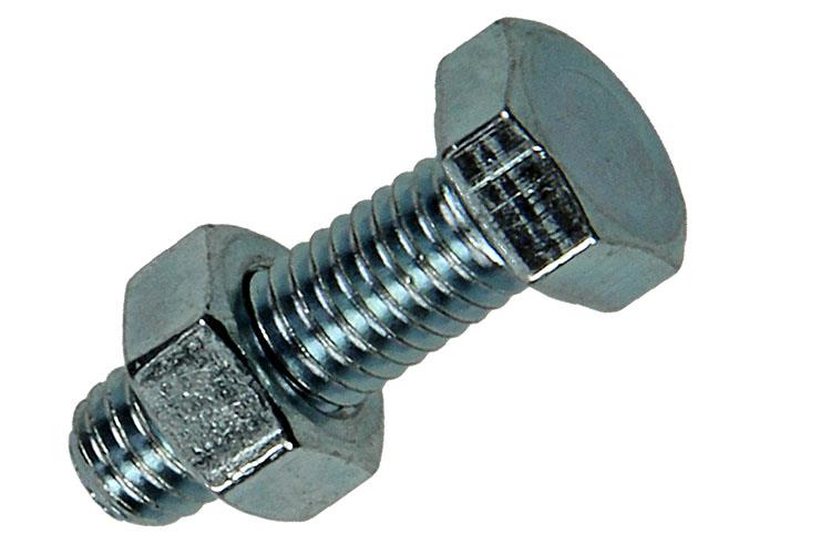 Mack 1017599 - grifo perno + tuerca acero galvanizado 15 piezas m5 x 16 mm | 10 piezas
