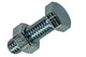 Mack 1017599 - grifo perno + tuerca acero galvanizado 15 piezas m5 x 16 mm | 10 piezas