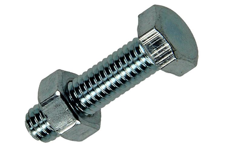 Mack 1017600 - grifo perno + tuerca acero galvanizado 14 piezas m5 x 20 mm | 10 piezas