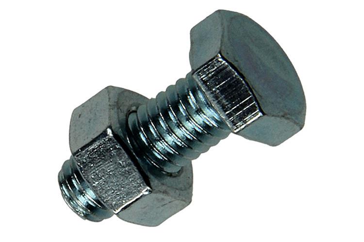 Mack 1017604 - grifo perno + tuerca acero galvanizado 15 piezas m6 x 16 mm | 10 piezas