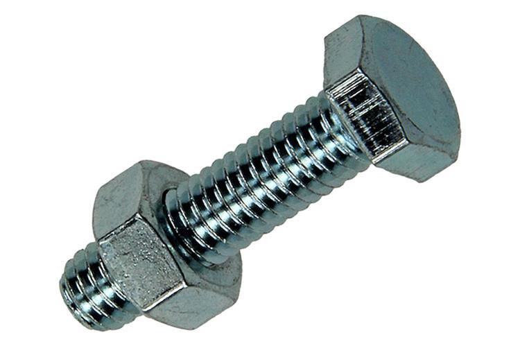 Mack 1017606 - grifo perno + tuerca acero galvanizado 13 piezas m6 x 25 mm | 10 piezas