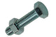 Mack 1017614 - perno macho + tuerca acero galvanizado 5 piezas m8 x 35 mm | 5 piezas