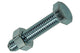 Mack 1017615 - perno macho + tuerca acero galvanizado 5 piezas m8 x 40 mm | 5 piezas