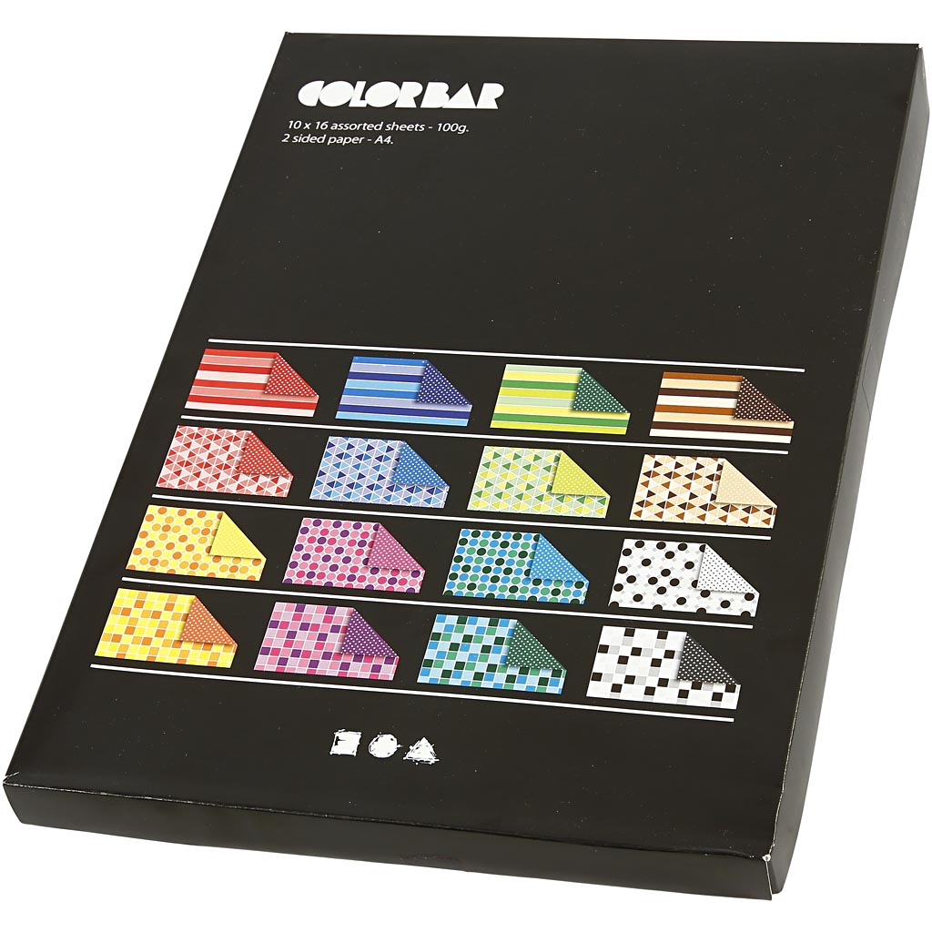 Https: www.cchobby.nl color-bar-papier-a4-vel-210x297-mm-100-gr-diverse-kleuren-16x10-vel-1-doos-25377