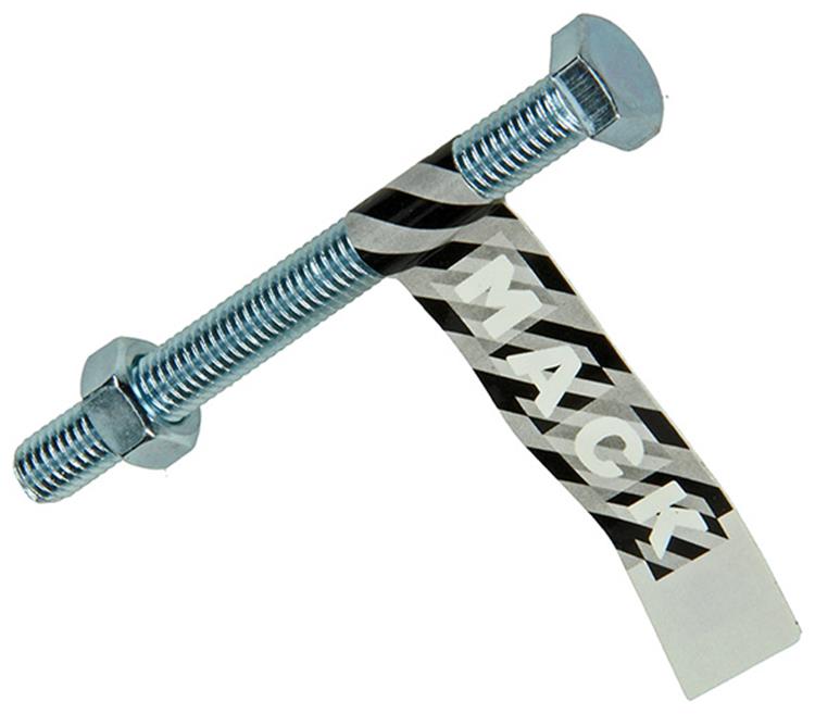 Mack 1017618 - grifo perno + tuerca acero galvanizado 1 ud m8 x 80 mm | 10 piezas