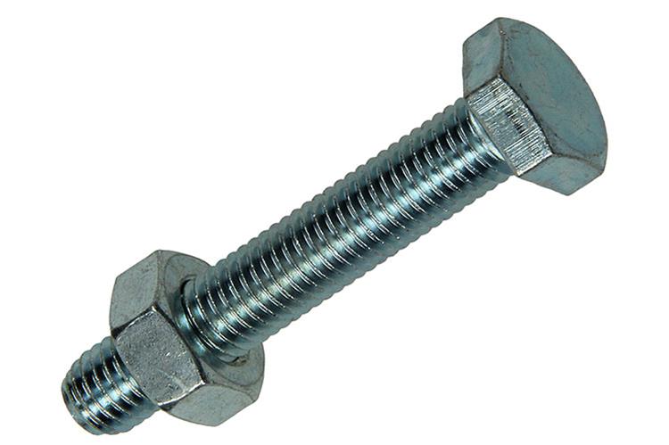 Mack 1017623 - perno grifo + tuerca acero galvanizado 2 piezas m10 x 60 mm | 5 piezas