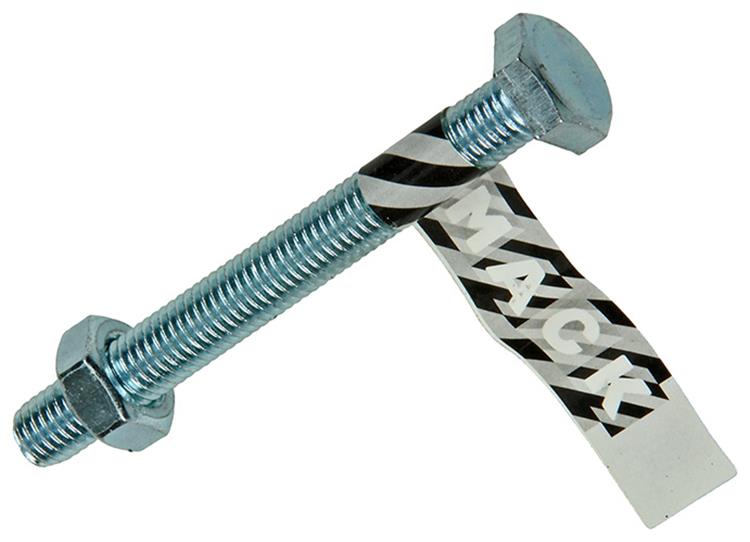 Mack 1017626 - grifo perno + tuerca acero galvanizado 1 ud m10 x 90 mm | 10 piezas