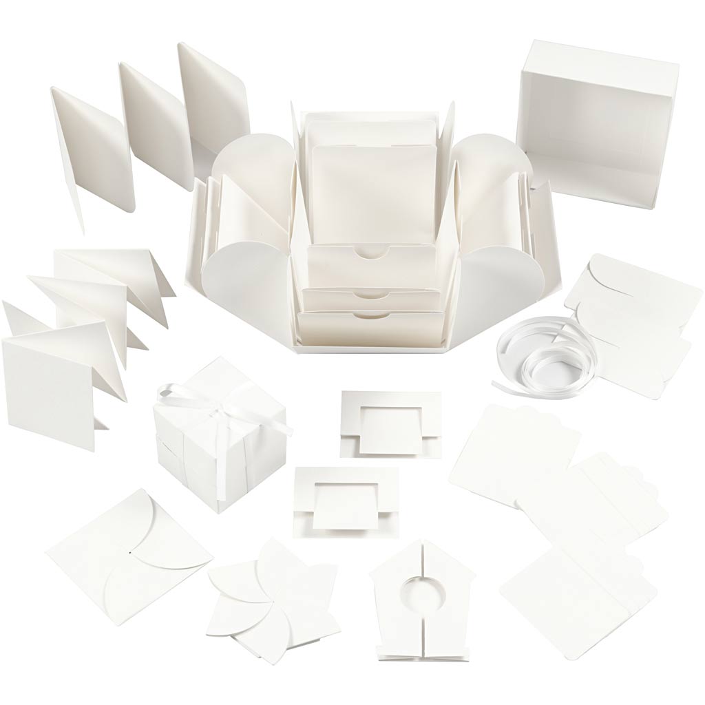 Creative Company Explosion Box Gift Box Off-White Set