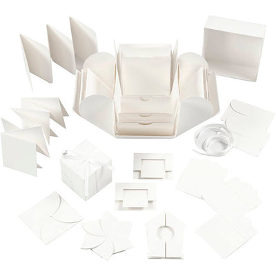 Creative Company Explosion Box Gift Box Off-White Set