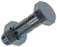 Mack 1017639 - perno mecanico + tuerca acero galvanizado 1 ud m14 x 50 mm | 10 piezas