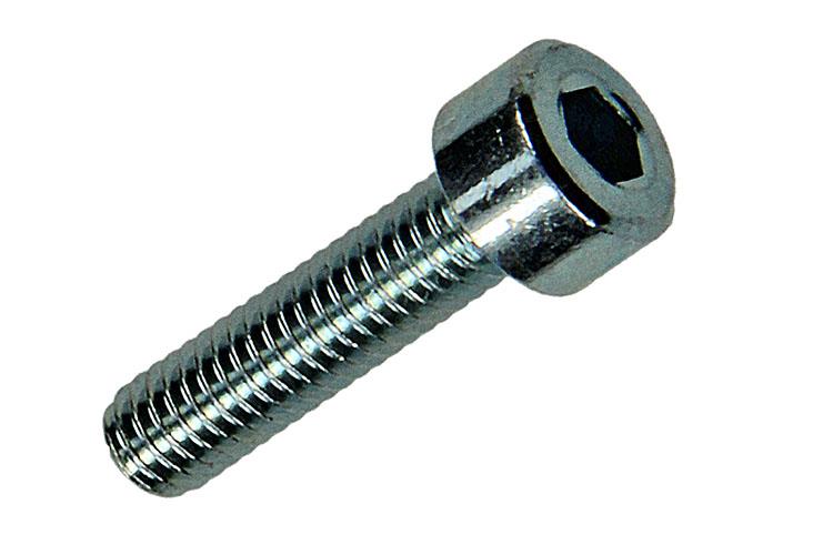 Mack 1017644 - cilindro con perno hexagonal cabeza plateada. 12 piezas m4 x 16 mm | 10 piezas