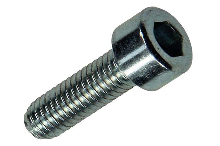 Mack 1017649 - cilindro con perno hexagonal cabeza plateada. 7 piezas m6 x 20 mm | 10 piezas