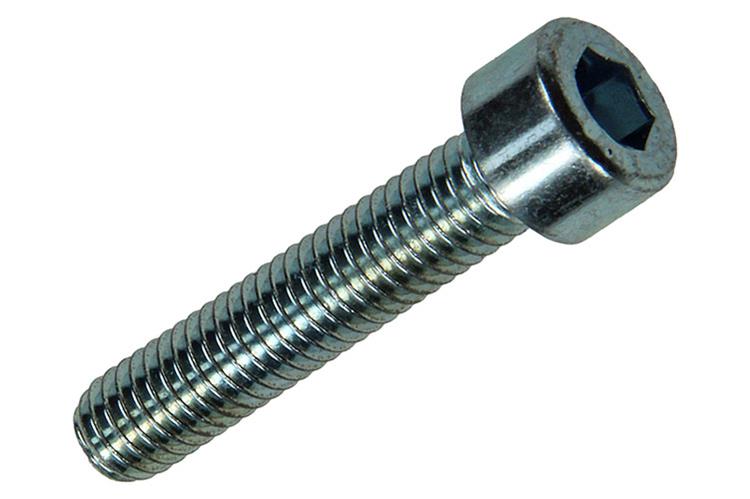 Mack 1017650 - cilindro con perno hexagonal cabeza plateada. 6 piezas m6 x 30 mm | 10 piezas