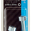 Mack 1017653 - cilindro con perno hexagonal cabeza plateada. 4 piezas m8 x 30 mm | 10 piezas